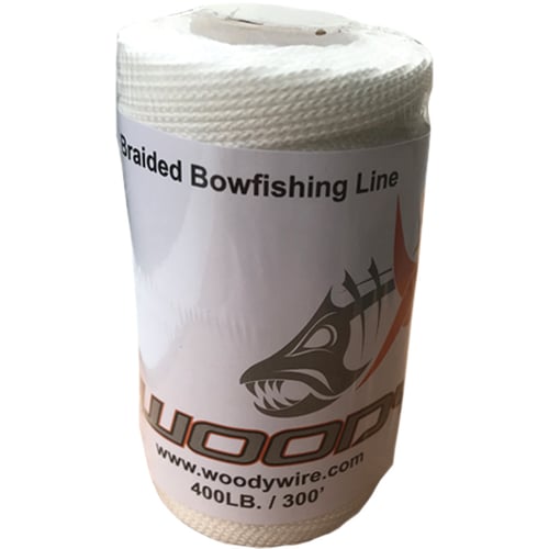 Woody Wire Bowfishing Braided Line  <br>  400 lb 300 ft.