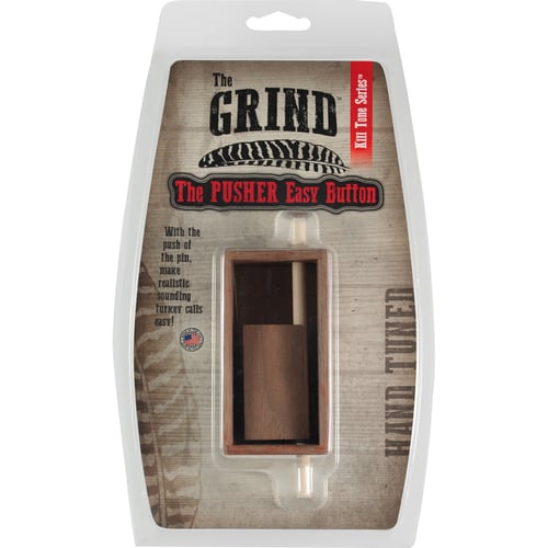 The Grind The Pusher Turkey Call  <br>  Walnut