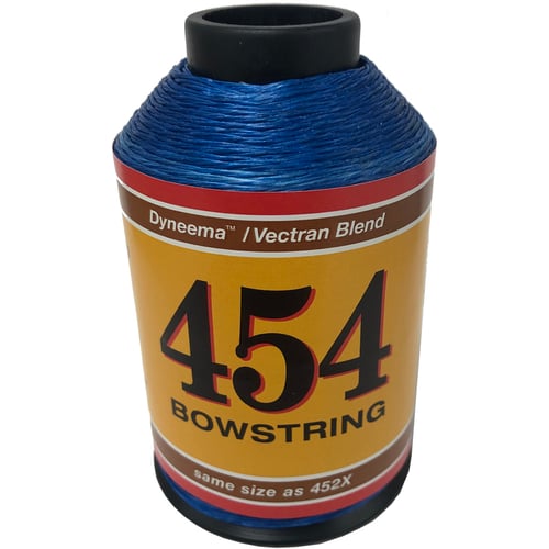 BCY 454 Bowstring Material  <br>  Royal Blue 1/4 lb.