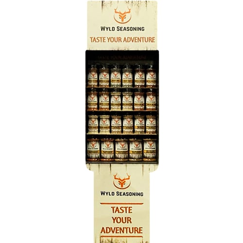 Wyld Seasoning Display  <br>  with Bottle Assortment