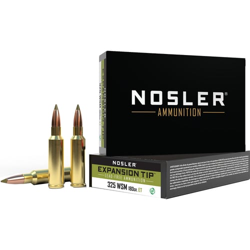 Nosler Expansion Tip Rifle Ammunition