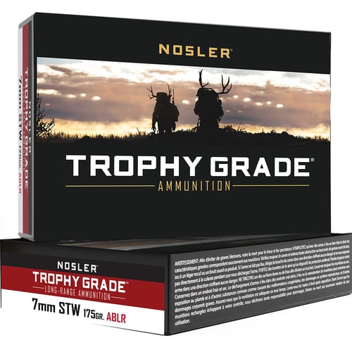 Nosler Trophy Grade Long Range Rifle Ammunition