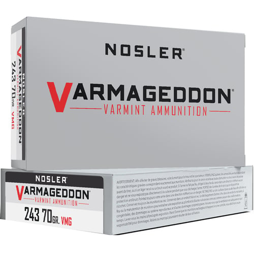 Nosler Varmageddon Rifle Ammunition