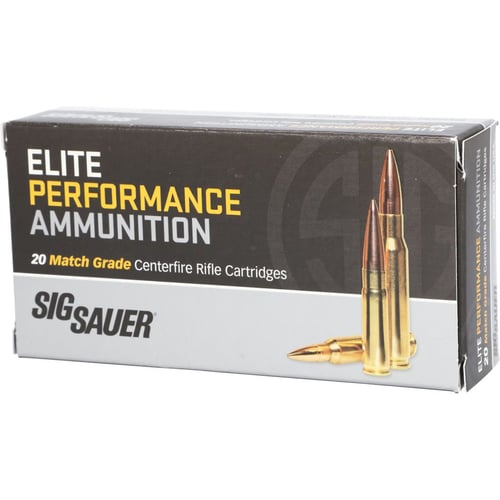 Sig Sauer Elite Match Grade Performance Rifle Ammo