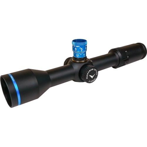 Huskemaw Optics 10212BD Blue Diamond  Black 2-12x44mm 30mm Tube, HuntSmart Reticle