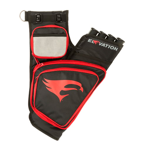 Elevation Transition Hip Quiver  <br>  Black/Red RH