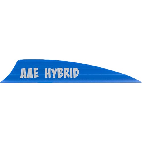 AAE Hybrid 1.85 Vanes  <br>  Blue 1.85 in. Shield Cut 100 pk.