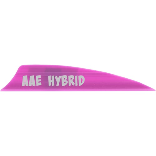 AAE Hybrid 2.0 Vanes  <br>  Purple 1.95 in. Shield Cut 100 pk.