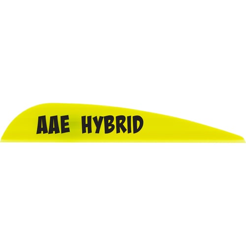 AAE Hybrid 23 Vanes  <br>  Yellow 2.3 in. 100 pk.