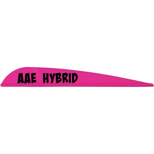 AAE Hybrid 40 Vanes  <br>  Hot Pink 3.8 in. 100 pk.