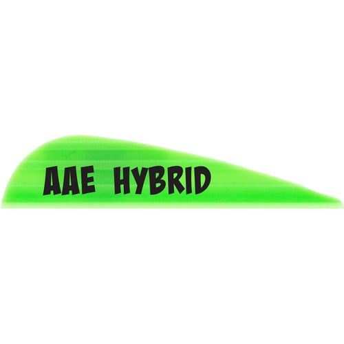 AAE Hybrid 16 Vanes  <br>  Bright Green 1.7 in. 100 pk.