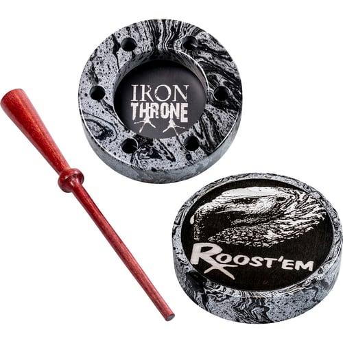 Roost'Em Iron Throne Turkey Call  <br>  Aluminum