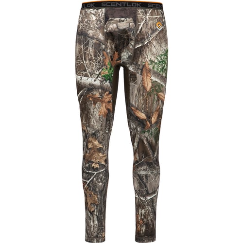 ScentLok BaseLayers AMP Midweight Pant  <br>  Realtree Edge Large