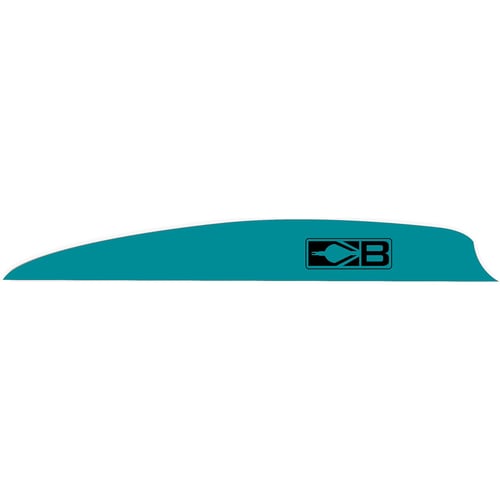 Bohning Zen Vanes  <br>  Teal 4 in. 100 pk.