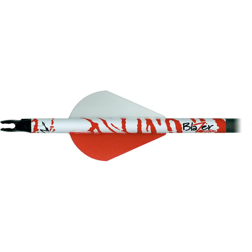 Bohning Arrow Wraps  <br>  White and Red Tiger 7 in. Standard 13 pk.