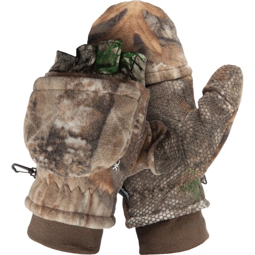 ScentLok Fleece Pop Top Glove  <br>  Realtree Edge X-Large