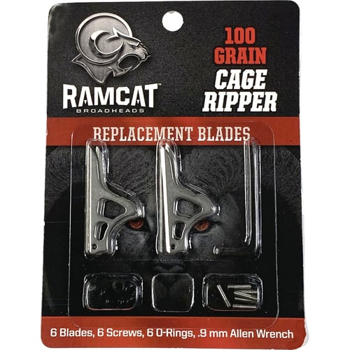 Ramcat R4008 Cage Ripper Mechanical 100 Grain Replacement blade kit