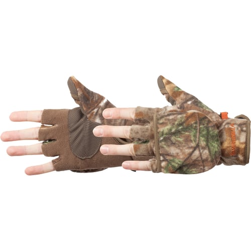 Manzella Bowhunter Convertible Glove/Mitten  <br>  Realtree Xtra Medium