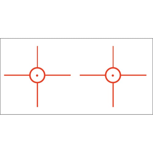 Gunstar Tactical 3D 3 Reticle  <br>  Orange