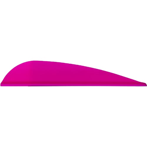 AAE Trad Vanes  <br>  Hot Pink 3 in. 50 pk.