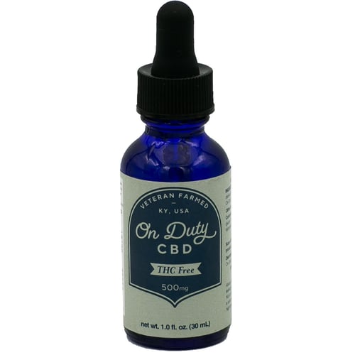 On Duty CBD Oil Drops  <br>  THC Free 500 mg 30 mL