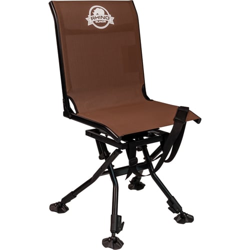 Rhino Blind Adjustable Swivel Chair  <br>  Black Texteline
