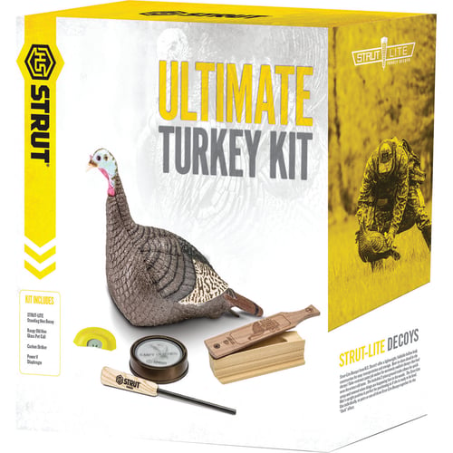 Hunters Specialties Ultimate Turkey Kit  <br>  Decoy/Box Call/Pot Call/Diaphragm