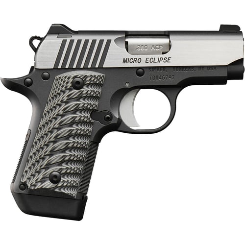 Kimber Micro Eclipse Pistol  <br>  .380 ACP 5.6 in. Gray 7+1 rd.