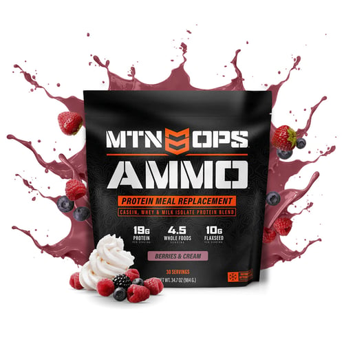 MTN Ops Ammo Whey Protein  <br>  Berries and Cream
