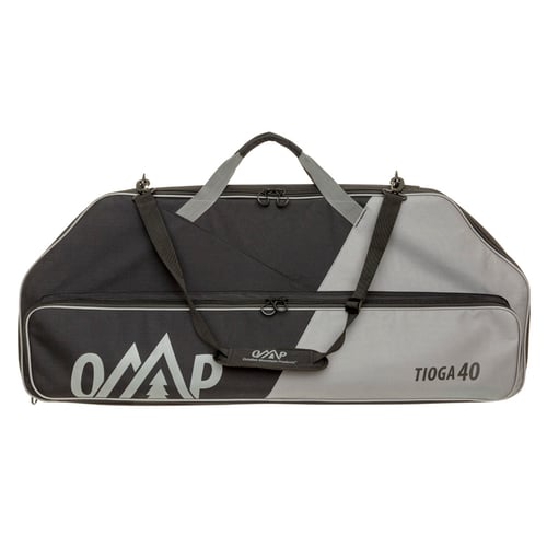 October Mountain Tioga 40 Bow Case  <br>  Black/Grey