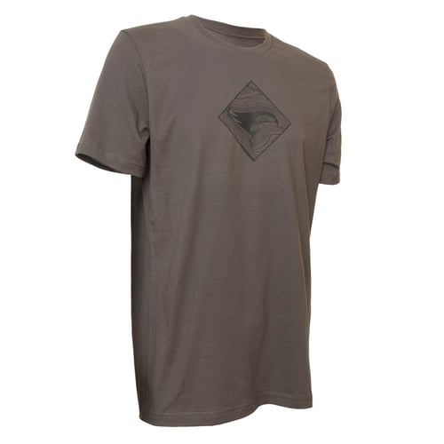 Elevation HUNT TOPO Tee  <br>  Grey Medium