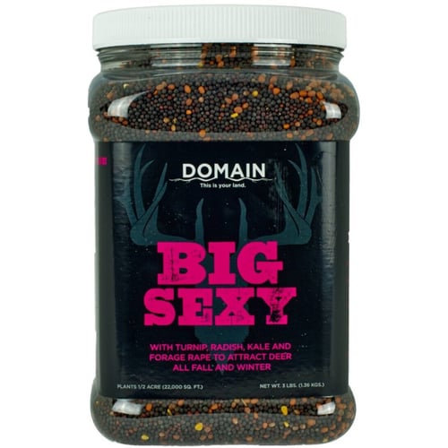 Domain BSFP3 Big Sexy Food Plot Mix 3 lbs., Plants 1/2 Acre | 850033777000