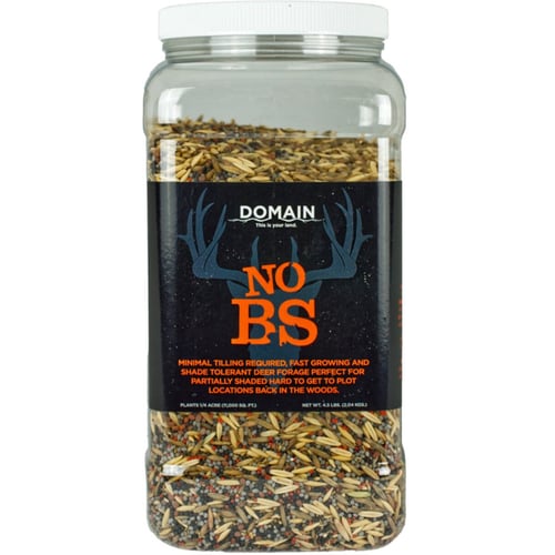 Domain NBSFP45 No BS Food Plot Mix 4.5 lbs., Plants 1/4 Acre | 850033777048