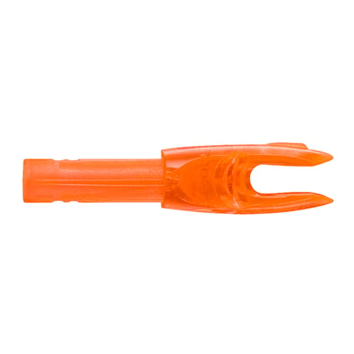 Easton 4mm G Nocks  <br>  Orange Small Groove 12 pk.