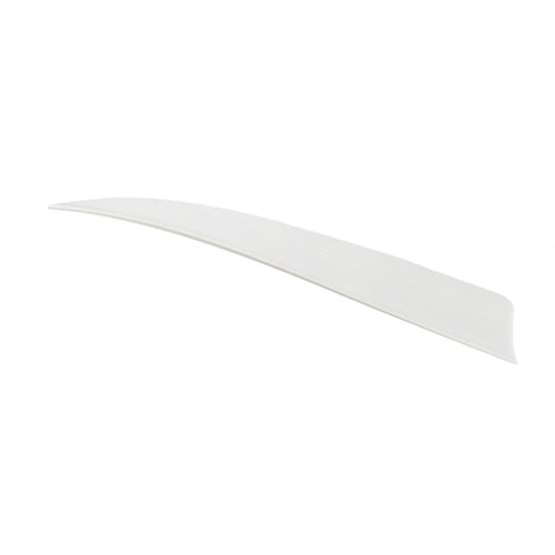 Trueflight Shield Cut Feathers  <br>  White 5 in. RW 100 pk.