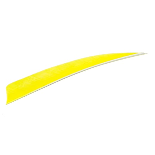 Trueflight Shield Cut Feathers  <br>  Chartreuse 5 in. LW 100 pk.