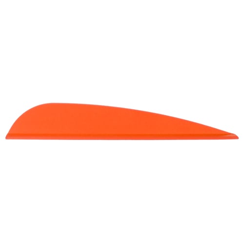 AAE Elite Plastifletch Vanes  <br>  Fire Orange 2.375 in. 100 pk.