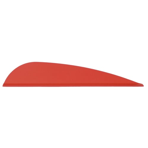 AAE Elite Plastifletch Vanes  <br>  Red 2.875 in. 100 pk.