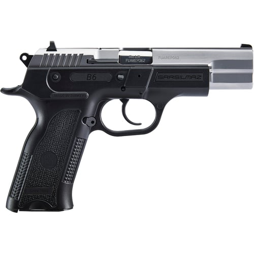 SAR USA B6 Pistol  <br>  9mm 4.5 in. Stainless 17 rd.