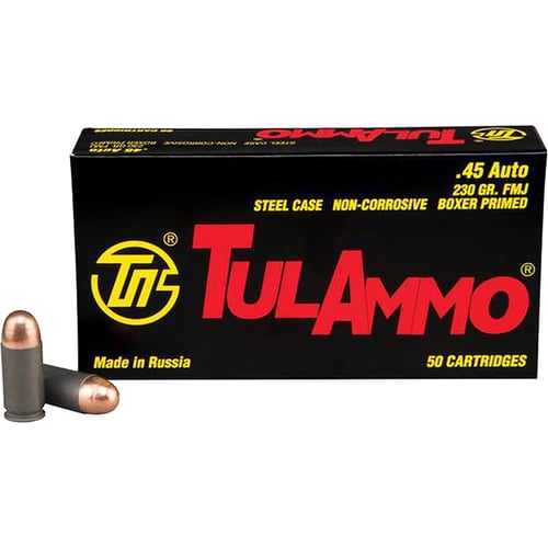 Tulammo Steel Case Pistol Ammo