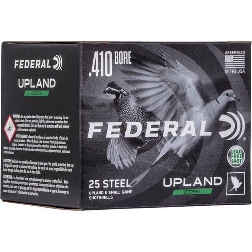 Federal USH41075 Upland Field & Range 410 Gauge 2.75