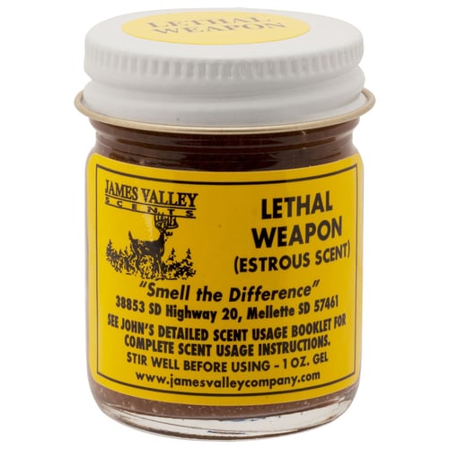 James Valley Gel Scents Lethal Weapon Buck Lure  <br>  1 oz.