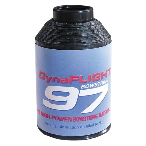 BCY DynaFlight 97 Bowstring Material  <br>  Black 1/4 lb.