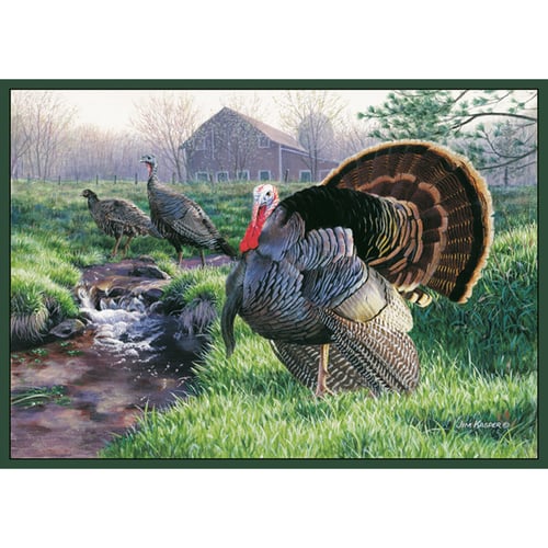 Custom Printed Rug  <br>  Wild Turkey