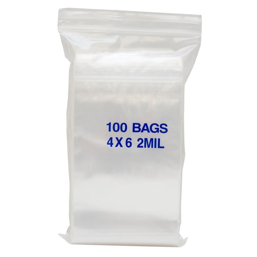 Plastic Bags  <br>  4x4 in. 100 pk.