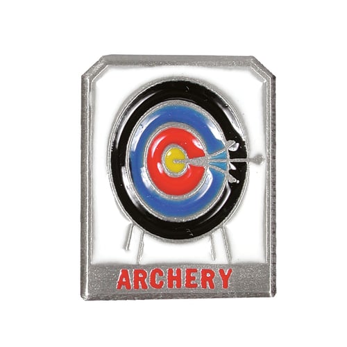 Empire Archery Target Pewter Pin  <br>