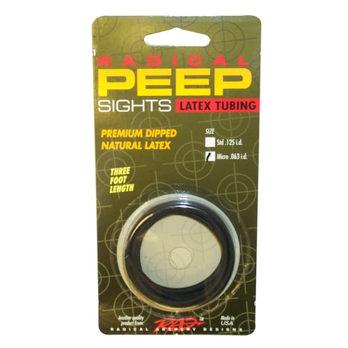 RAD Standard Peep Tubing  <br>  Black 3 ft.