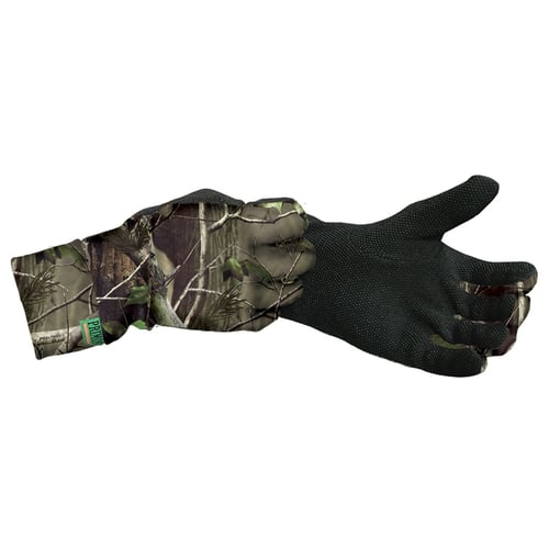 Primos Stretch Fit Gloves  <br>  w/Sure-Grip Realtree AP Green