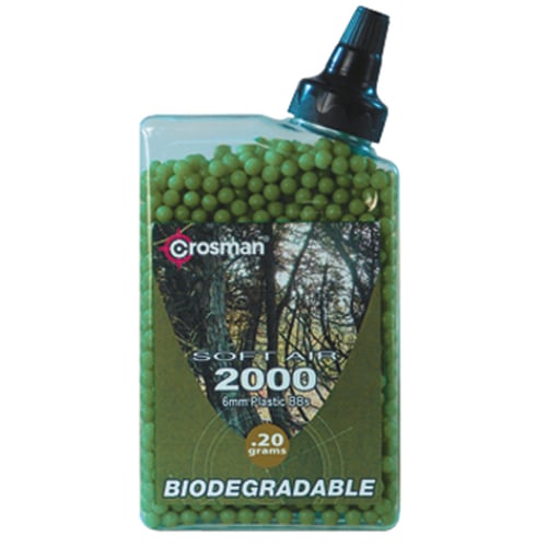 Crosman Airsoft Match Ammo  <br>  Biodegradable .20g 2000 pk.
