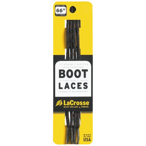 LaCrosse Boot Laces  <br>  Black/Brown 76 in.